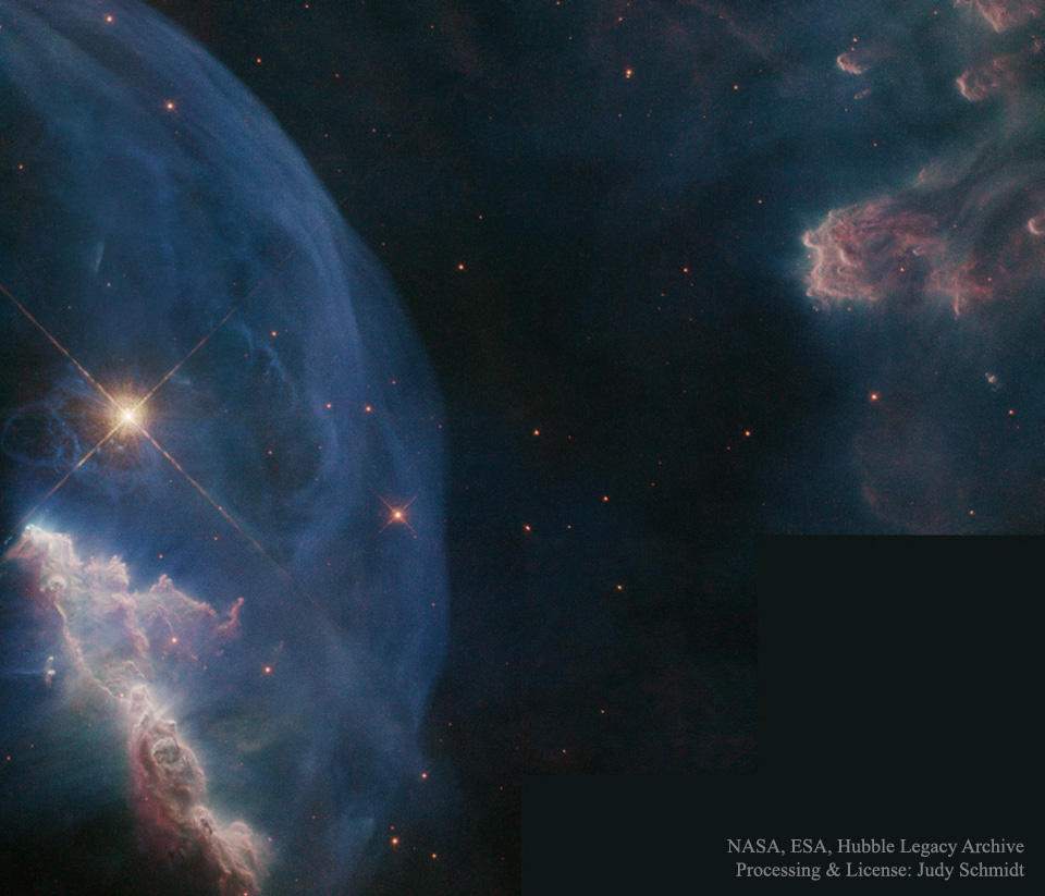 APOD 2016 April 3 Close Up Of The Bubble Nebula