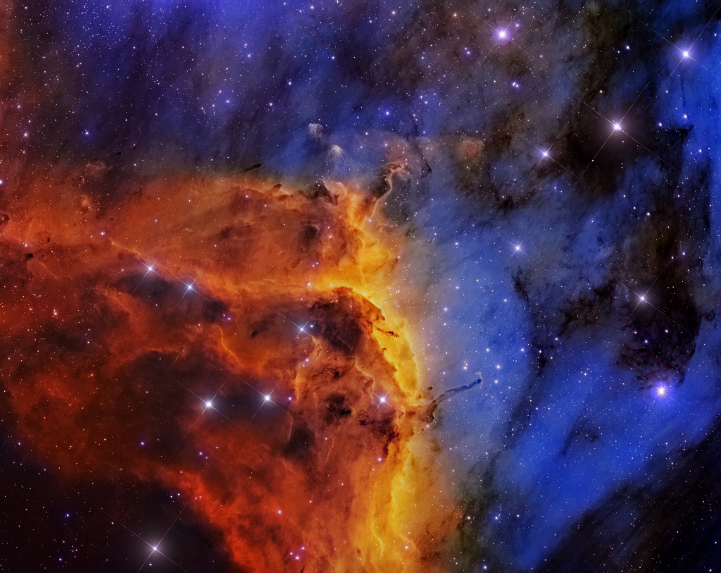IC 5067 en la nebulosa del Pelícano