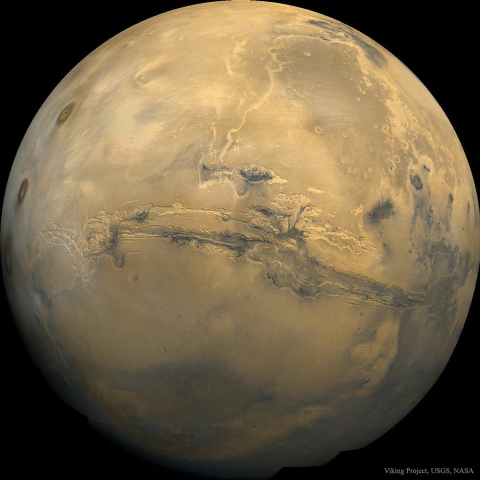 Valles Marineris: el Gran Cañón de Marte