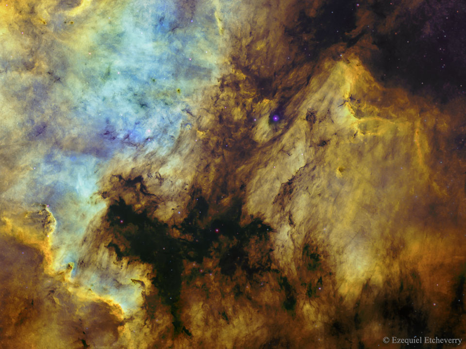 Las nebulosas de América del Norte y del Pelícano