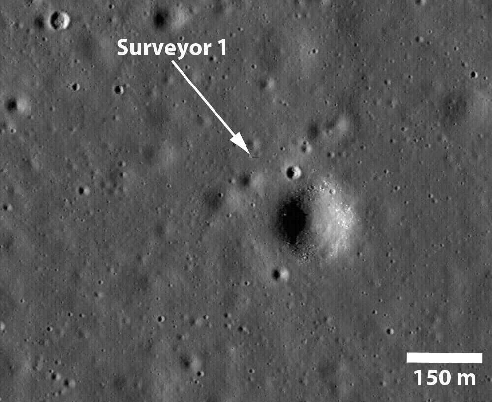 La sombra de la Surveyor 1