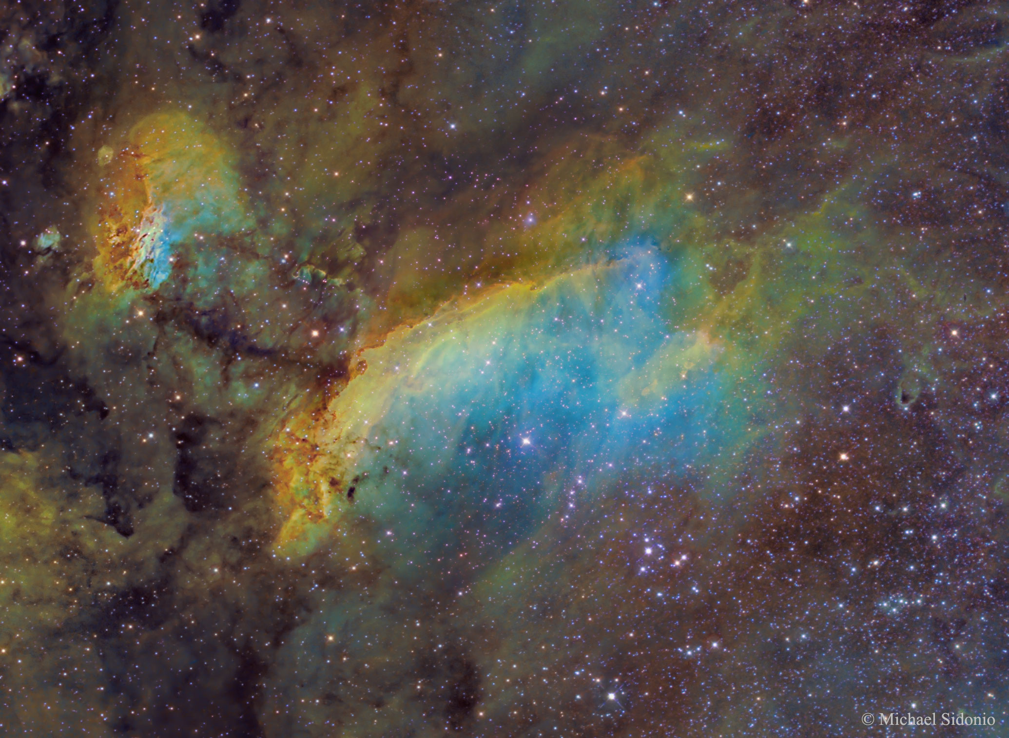 APOD: 2016 July 4 - IC 4628: The Prawn Nebula