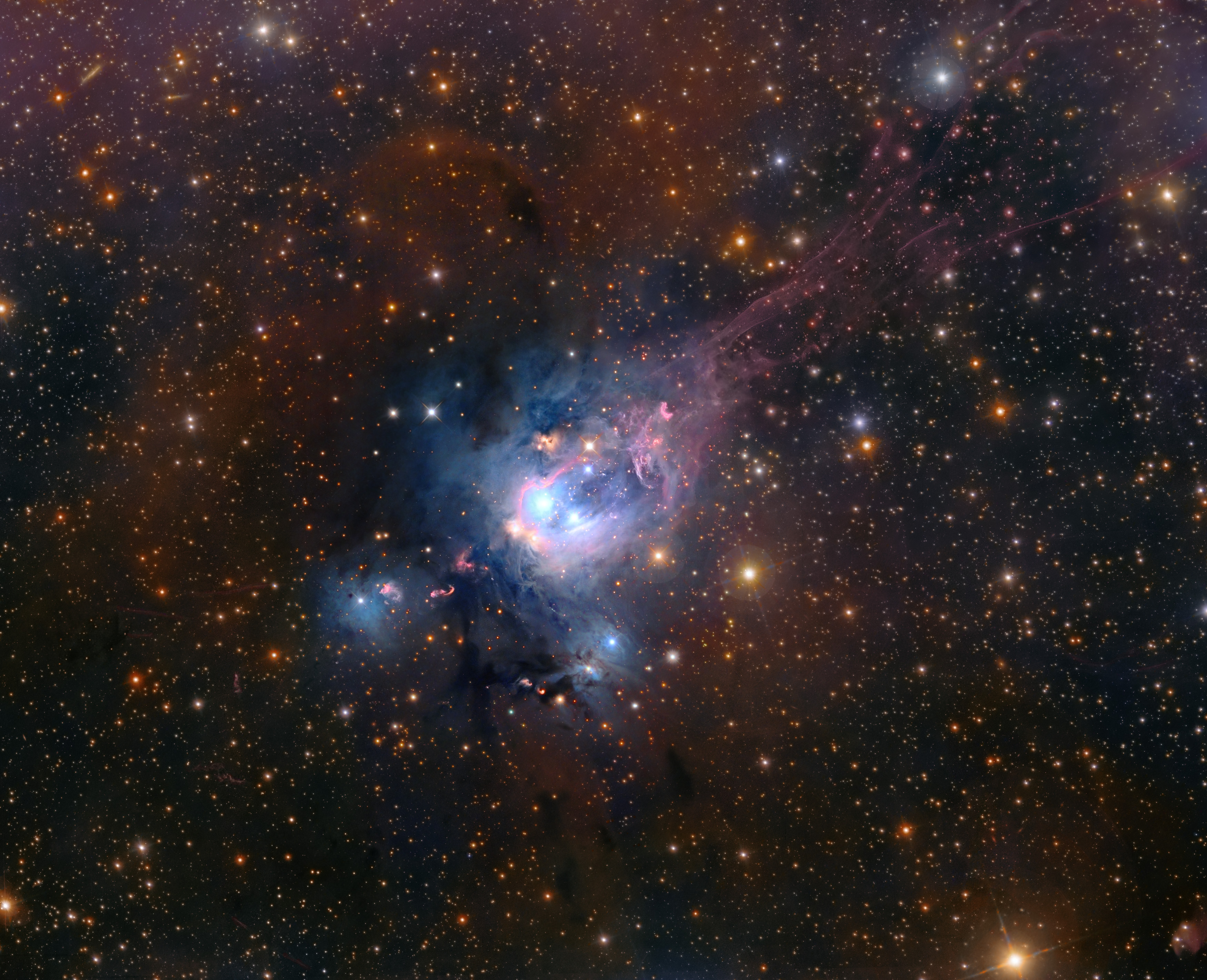 Los soles jóvenes de NGC 7129 |