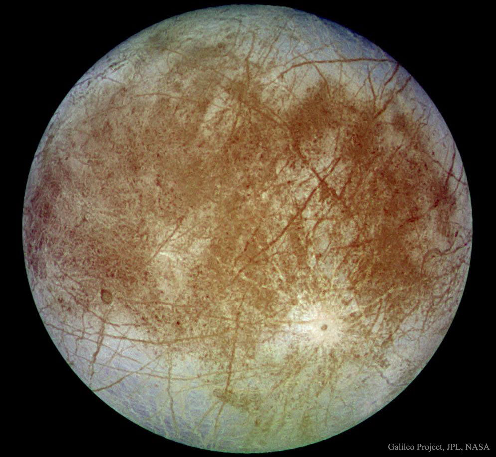 APOD: 2016 September 27 - Jupiter's Europa from Spacecraft Galileo