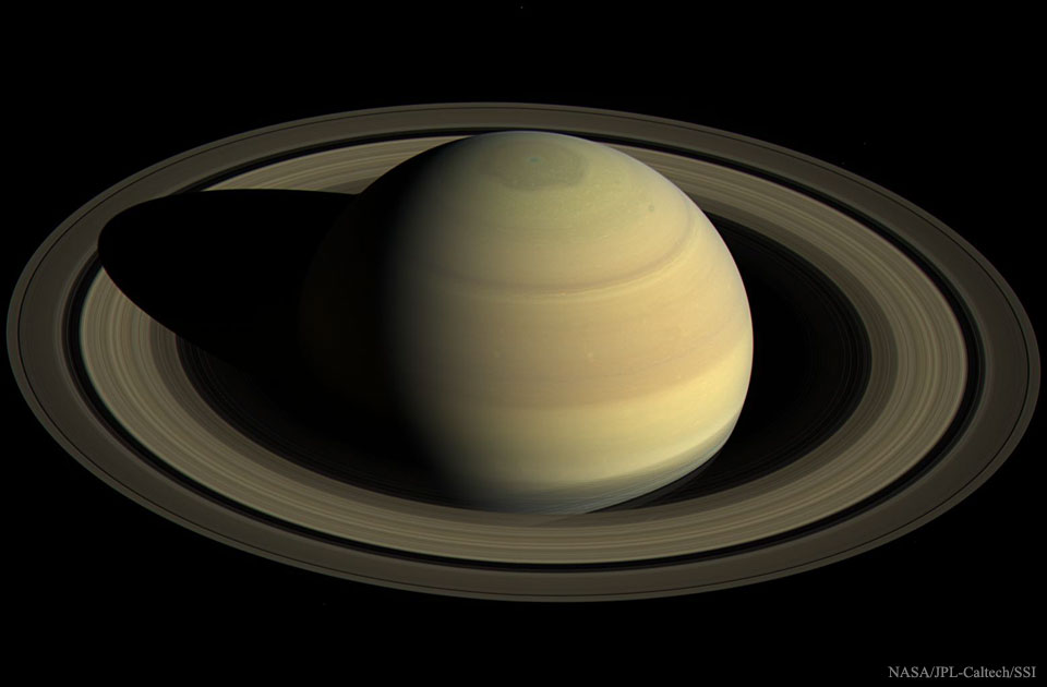 Saturno desde arriba