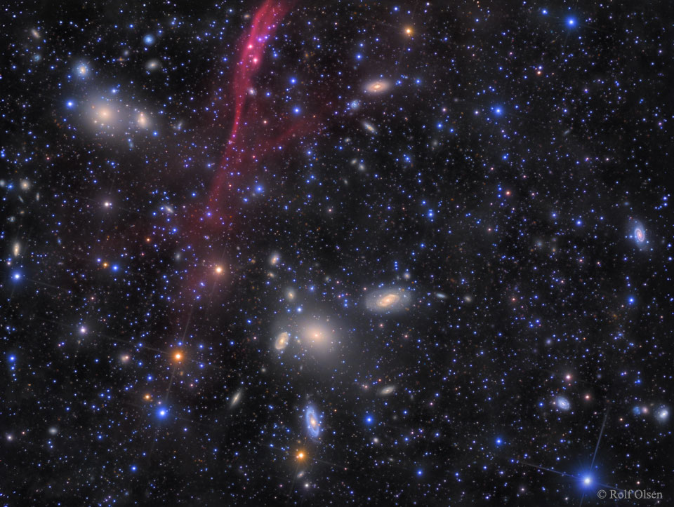 El cúmulo de galaxias Antlia
