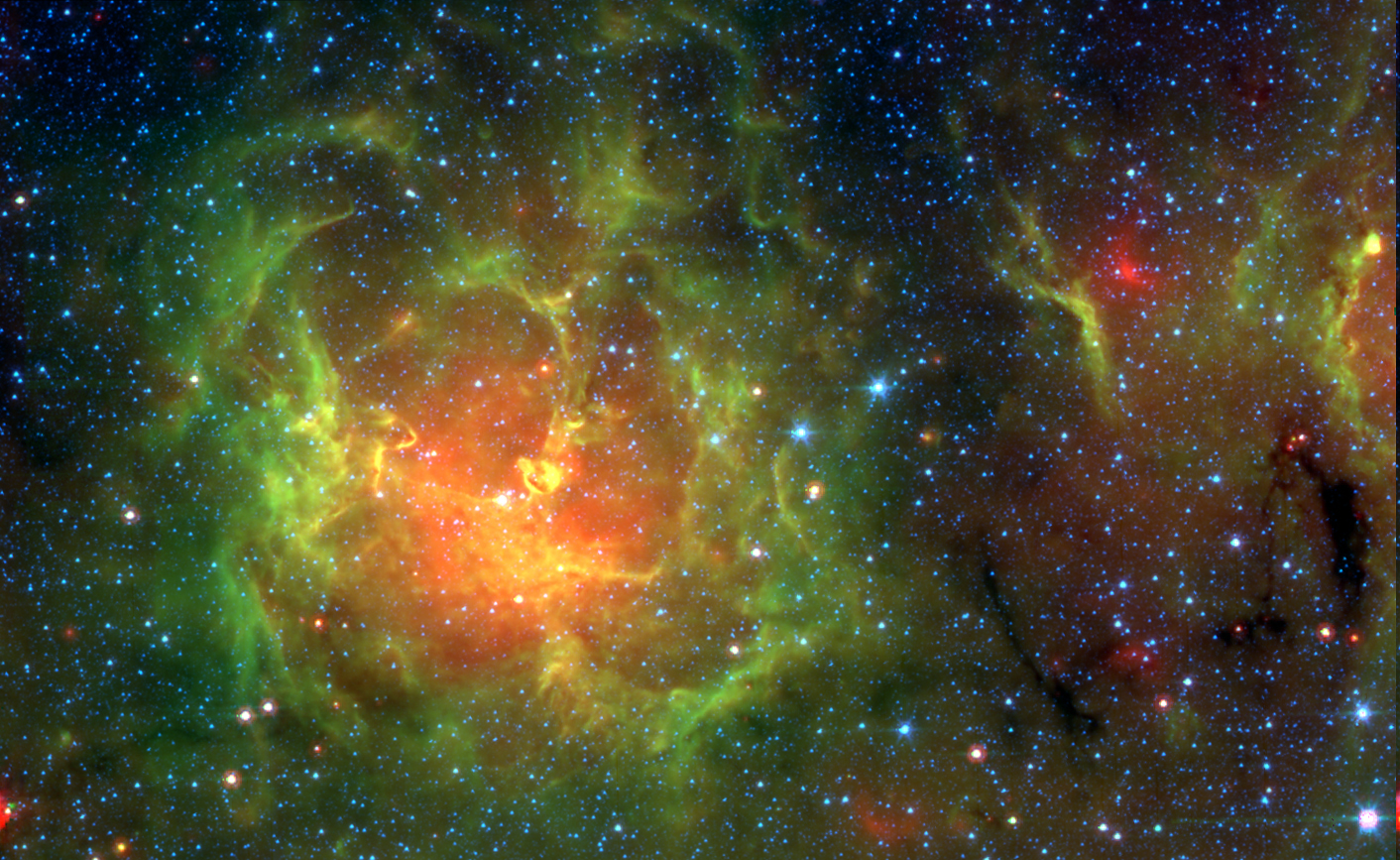 Astronomy Picture of the Day Trifid_spitzerR