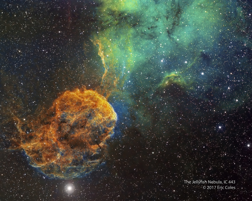 Sharpless 249 y la nebulosa de la Medusa