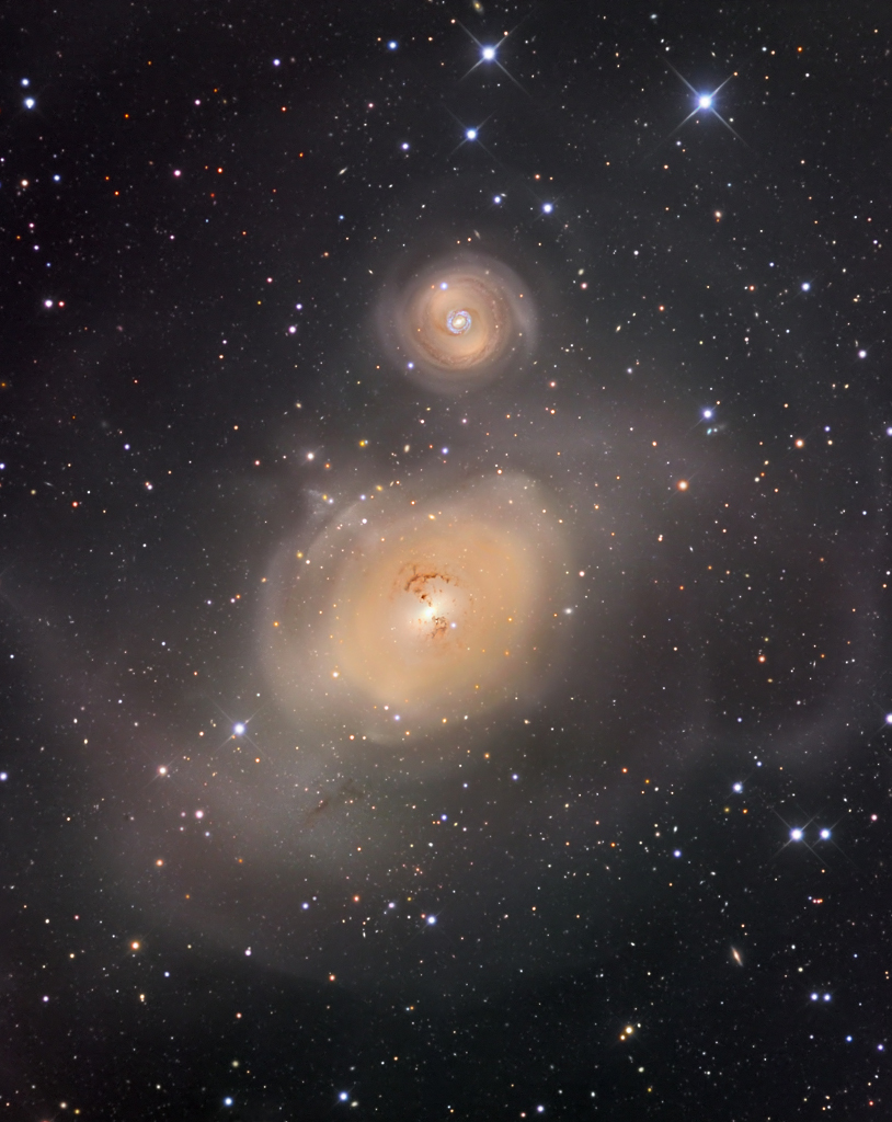NGC 1316:星系碰撞后