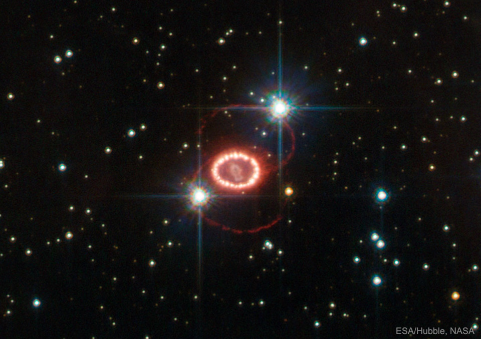 超新星1987A的神秘光环