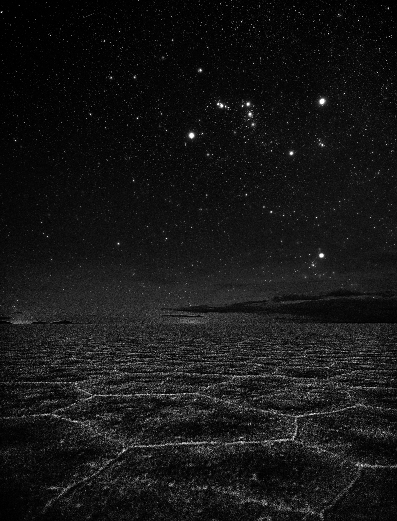 El luminoso Salar de Uyuni