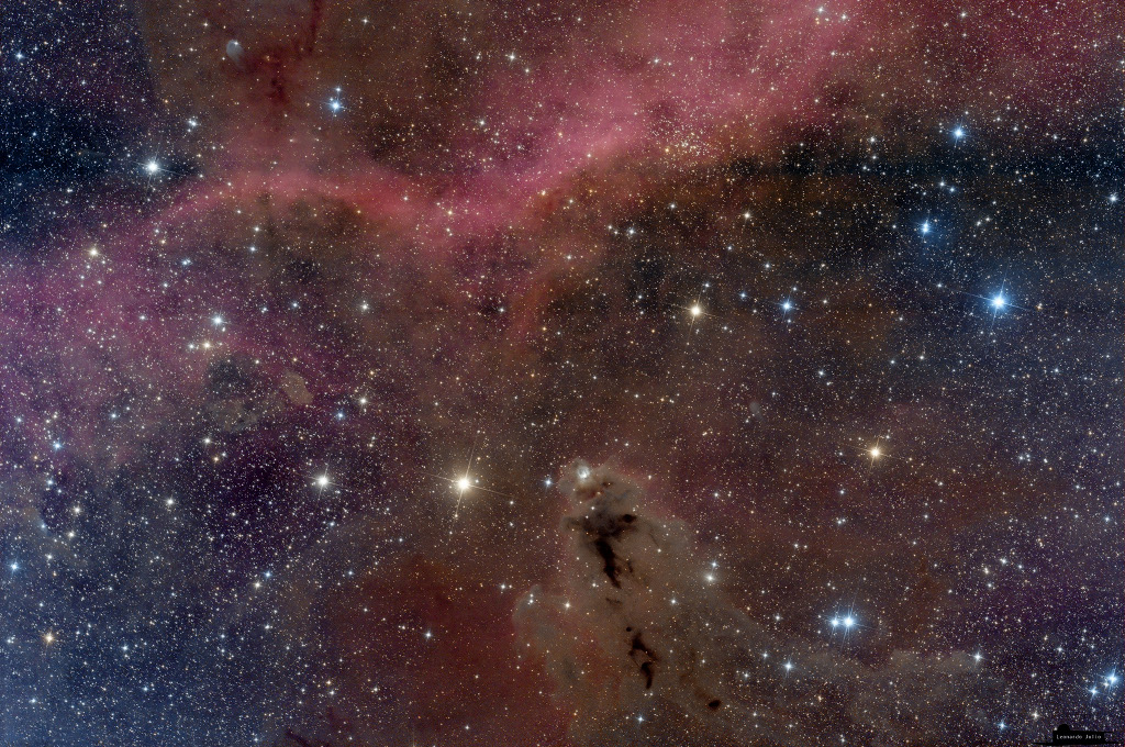 Nebulosa oscura LDN 1622 y el bucle de Barnard