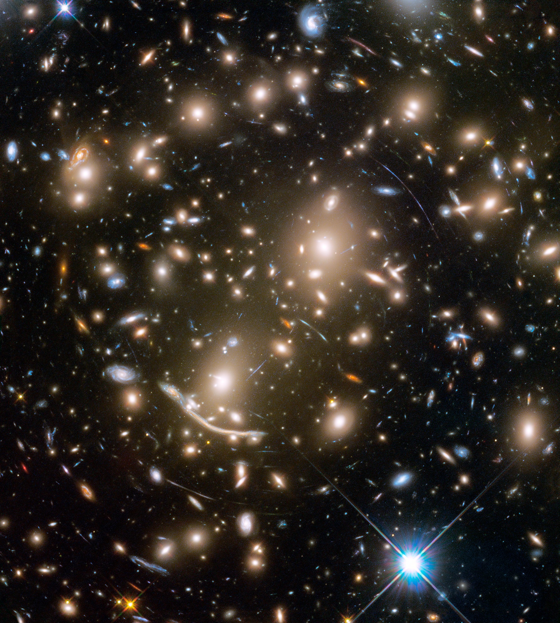 Cosmo, Hubble: Esa rivela i misteri del cluster di galassie Abell 370 ...