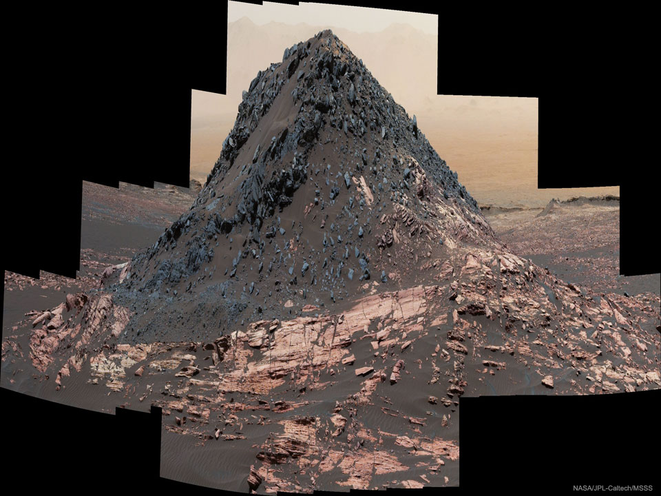 Colina Ireson en Marte
