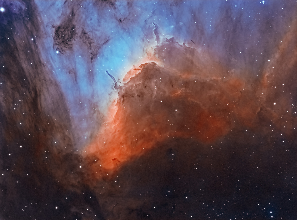 Detalle de la Nebulosa del Pelícano