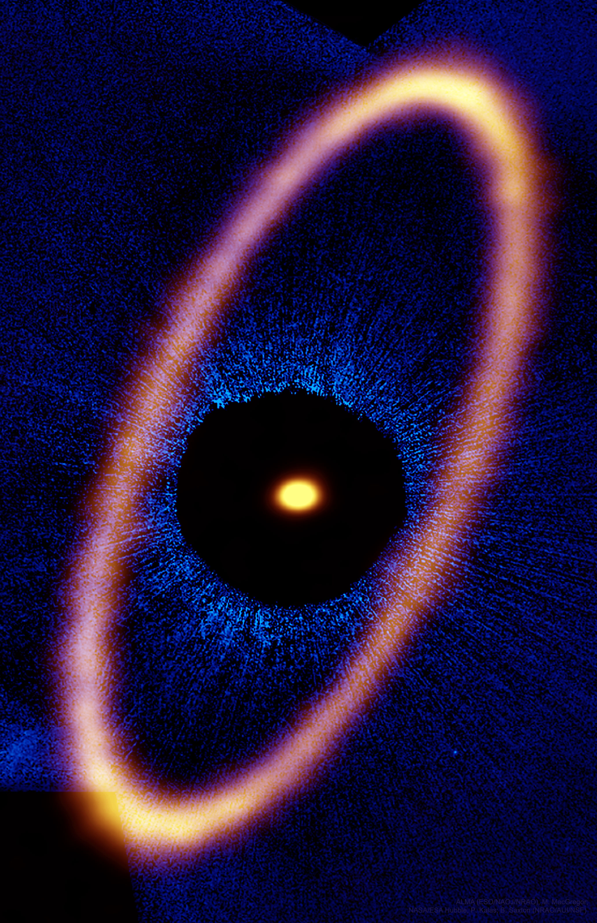 Ice Ring around Nearby Star Fomalhaut  