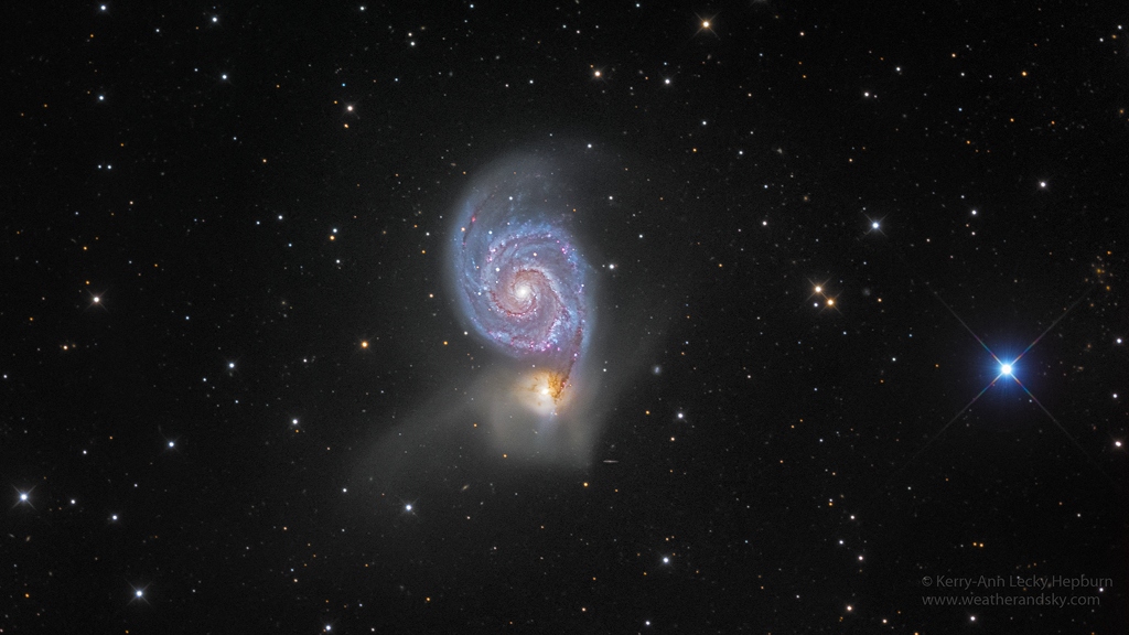 M51: la galaxia del remolino