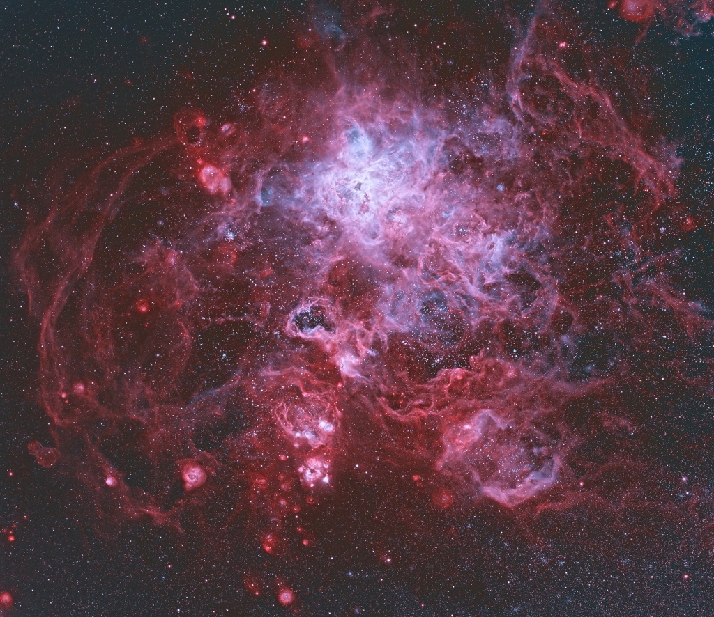 La nebulosa de la tarántula