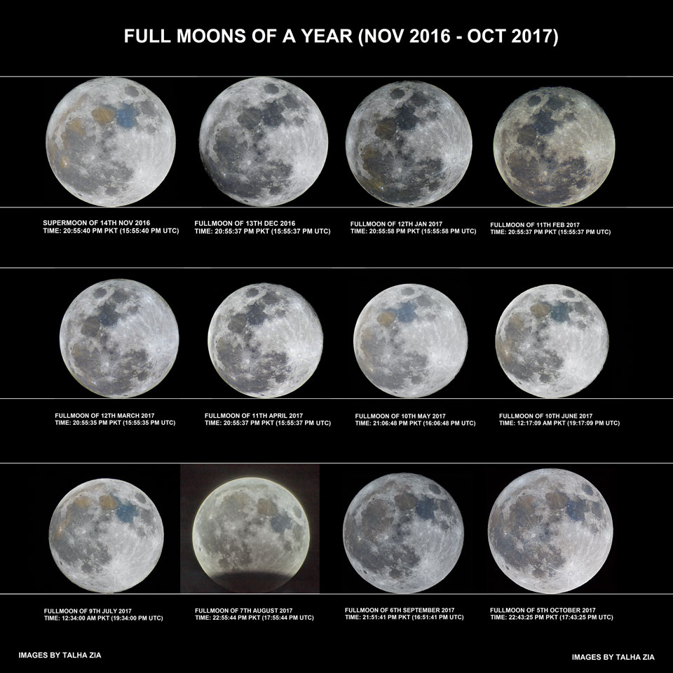 In The Year Of 13 Moons APOD: 2017 November 5 - A Year of Full Moons