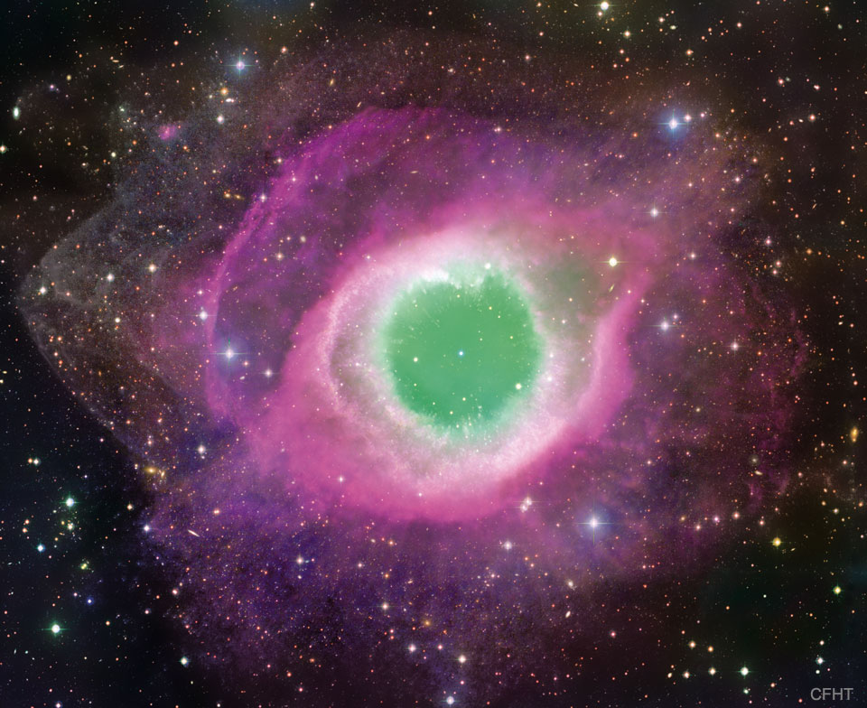La nebulosa de la Hélice desde el CFHT