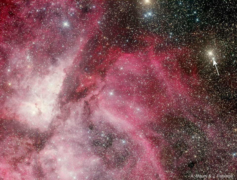 Anuncio de Nova Carinae 2018