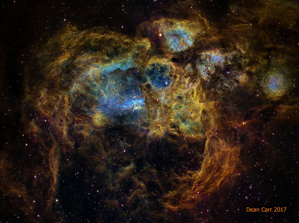 NGC 6357:龙虾星云
