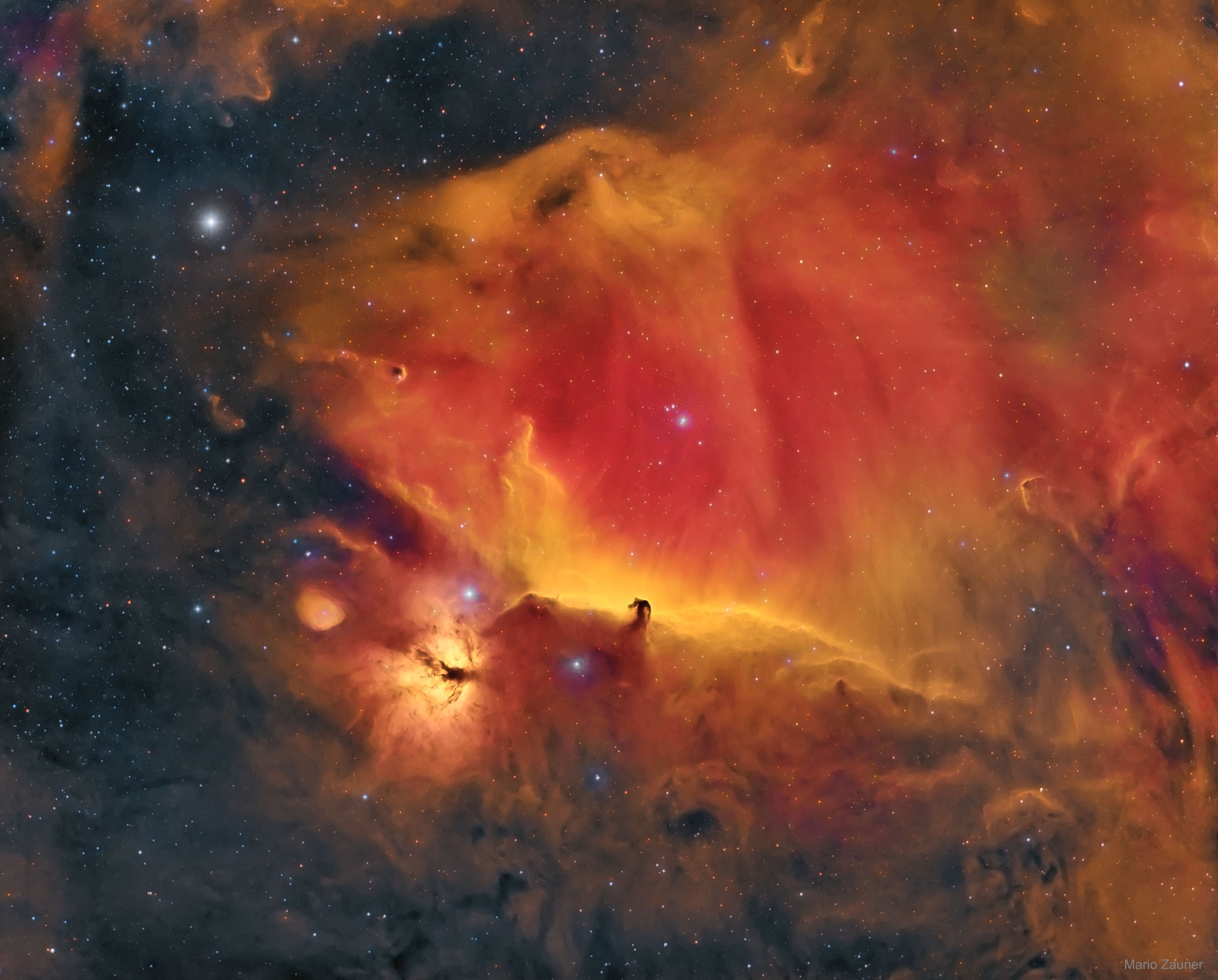 APOD: 2019 April 3 - Wisps Surrounding the Horsehead Nebula