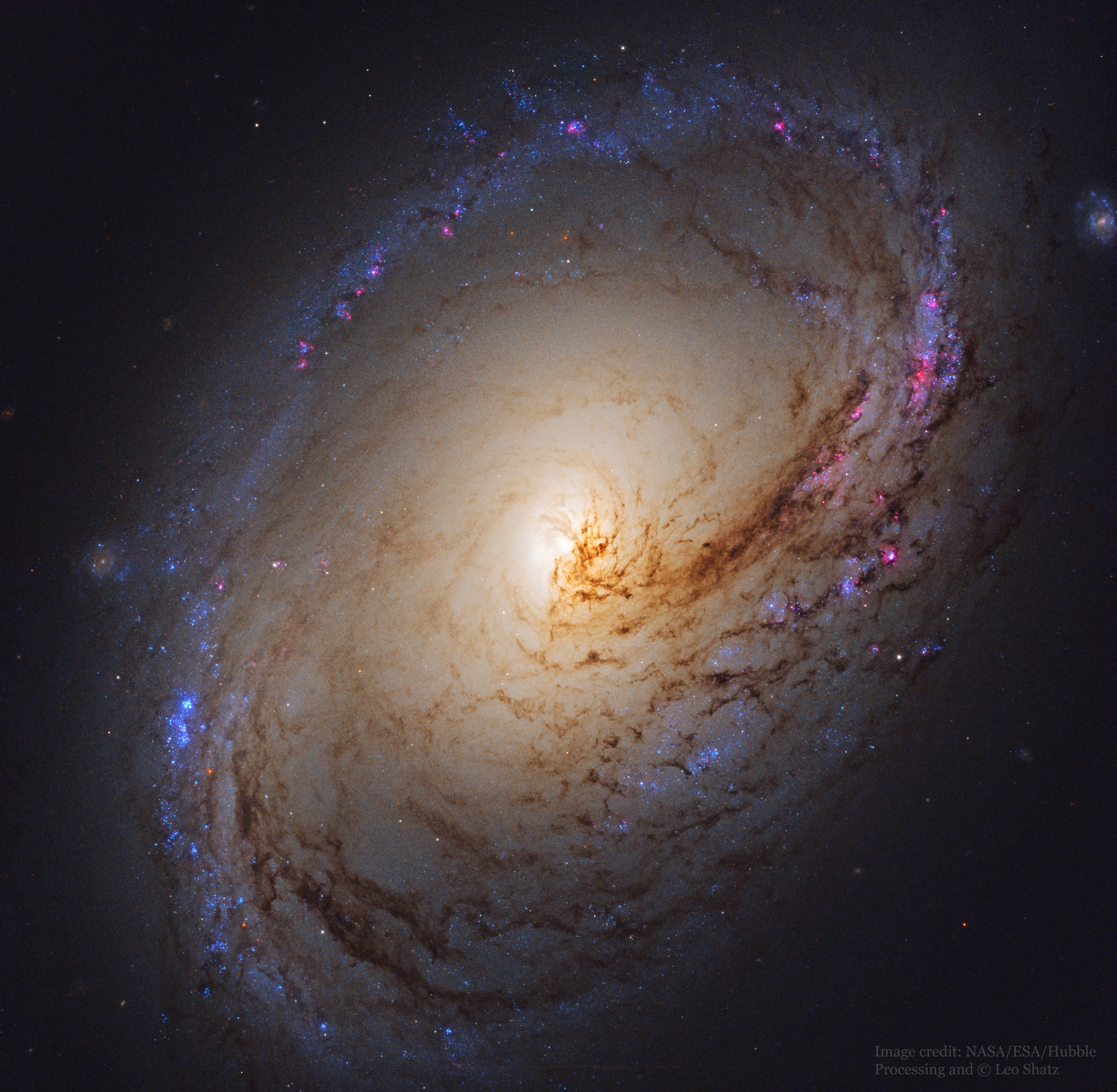 Apod 19 June 12 Spiral Galaxy M96 From Hubble