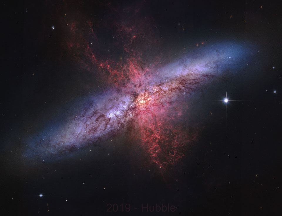 M82:具有超星系风的星系