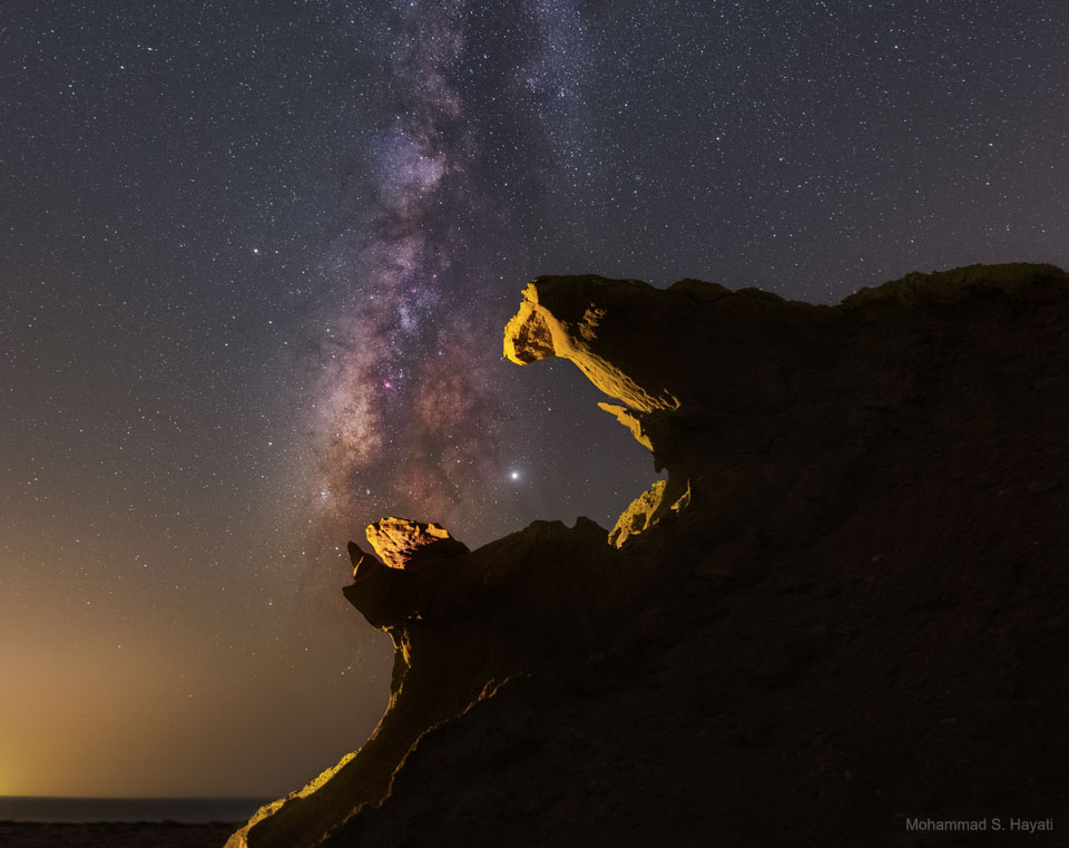 Jupiter Engulfed and the Milky Way