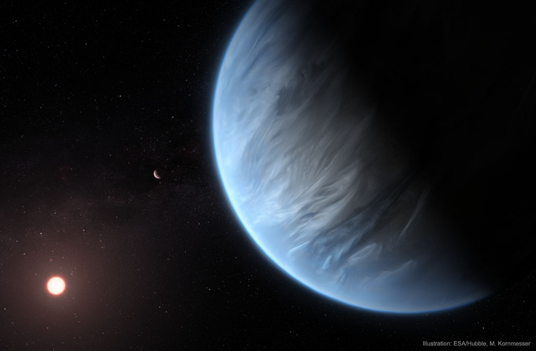 在遥远的系外行星上发现了水蒸气