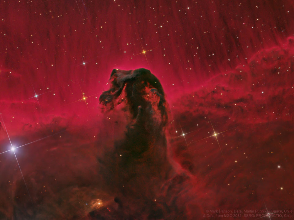 La nebulosa Cabeza de Caballo esculpida