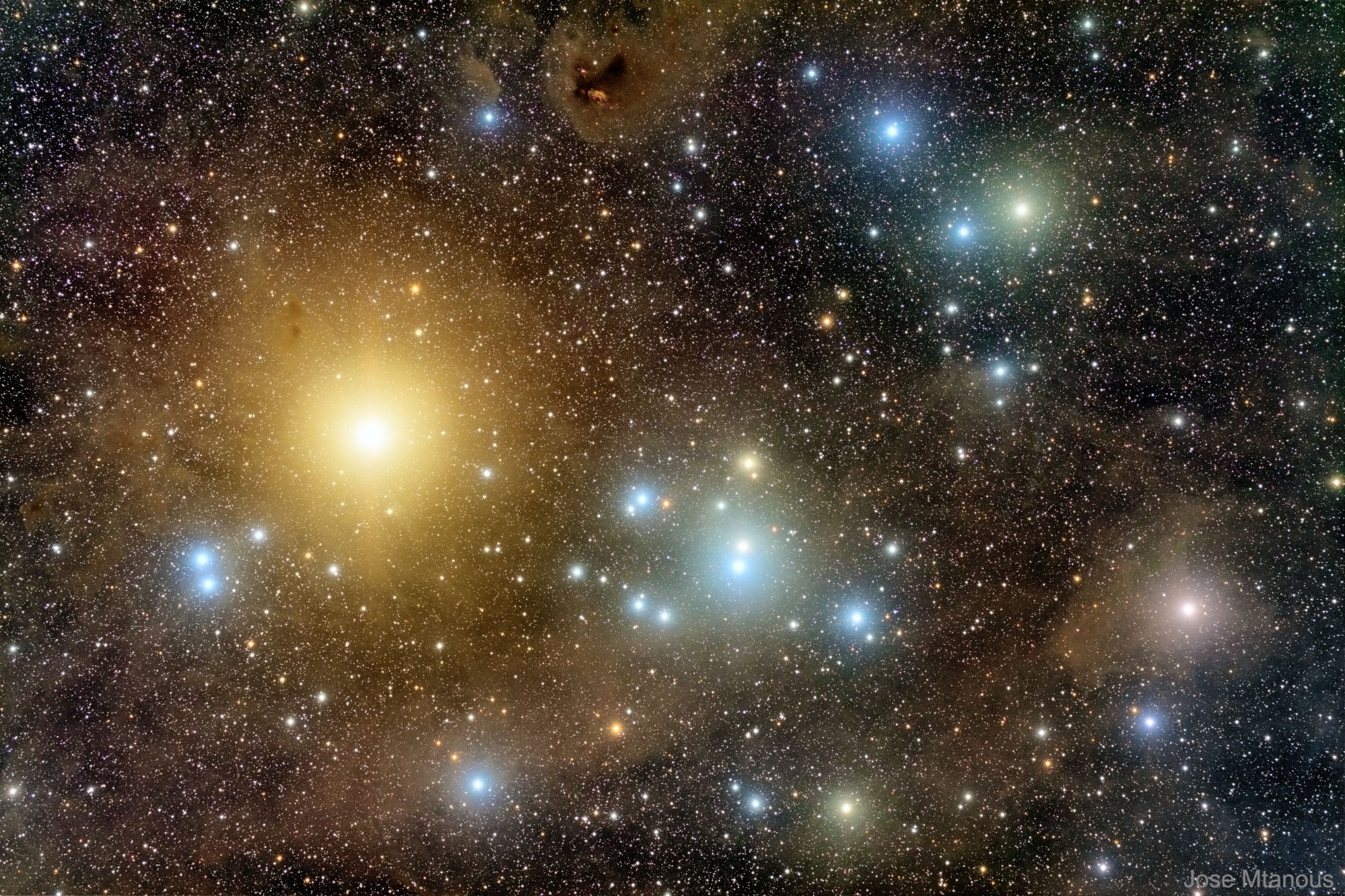 El cúmulo estelar de Hyades |