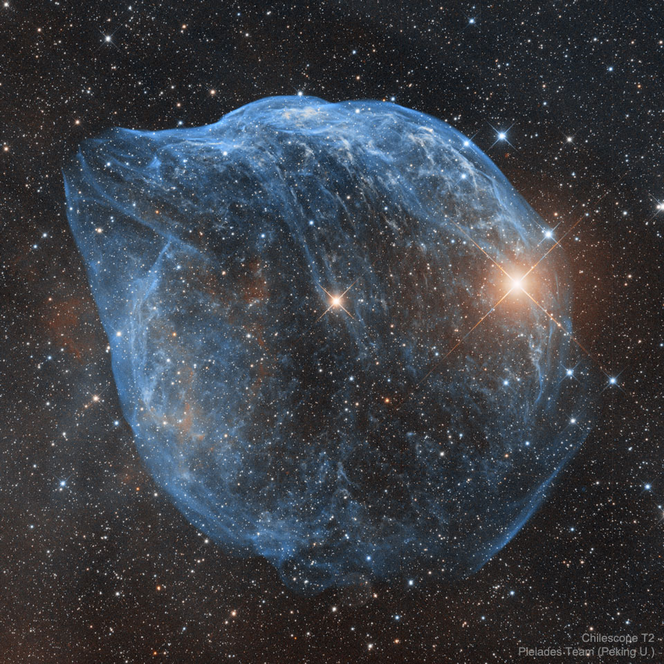 2020年03月02日:夏普利斯308:海豚星云-（Sharpless-308: The Dolphin Nebula）
