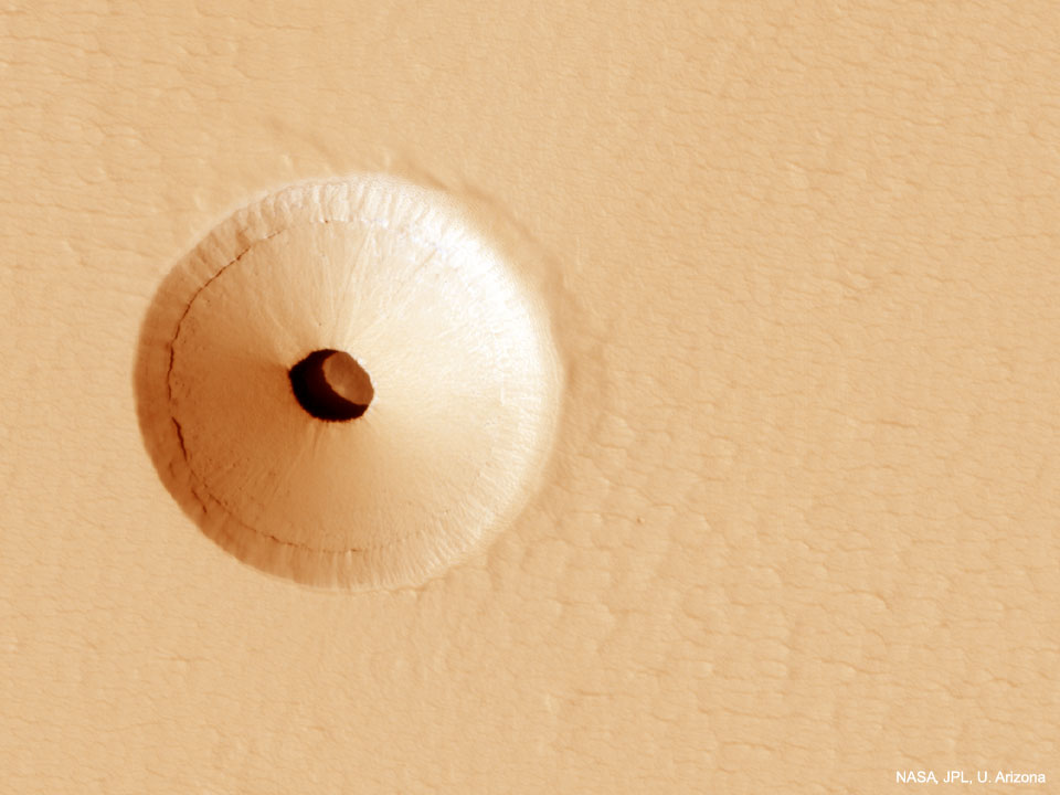 火星上的洞