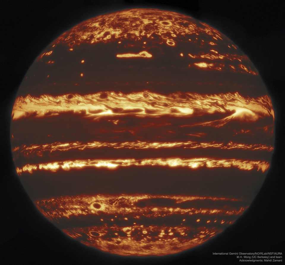 木星在双子座的红外线