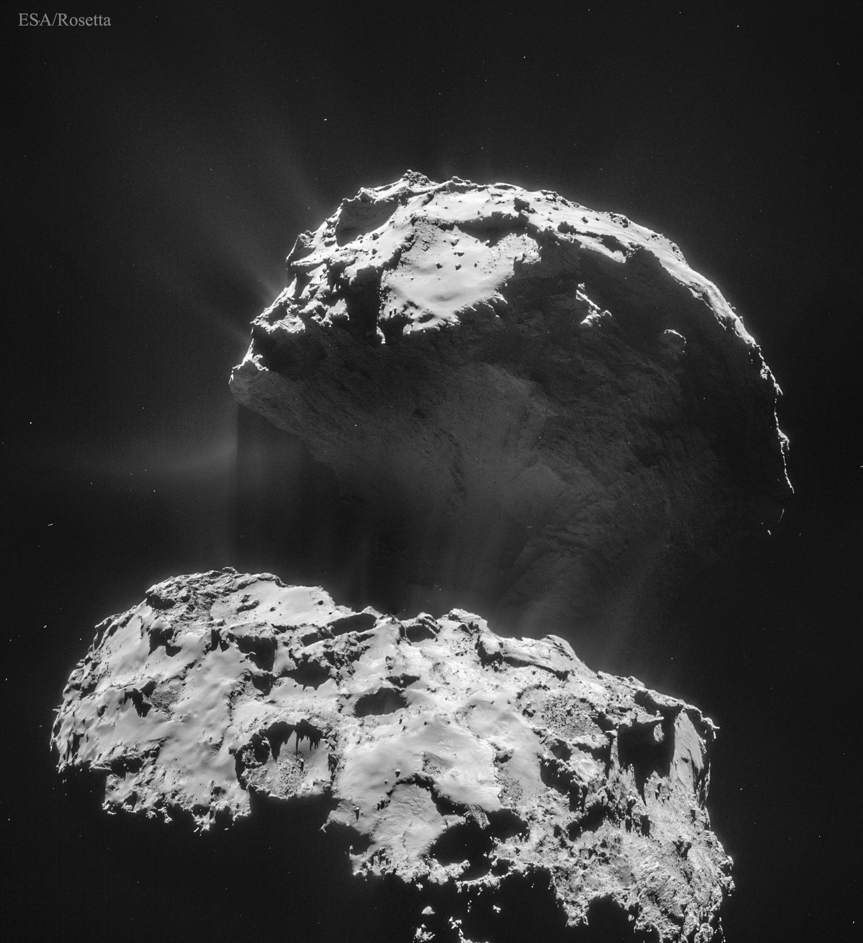 APOD: 2020 July 12 - Comet CG Creates Its Dust Tail
