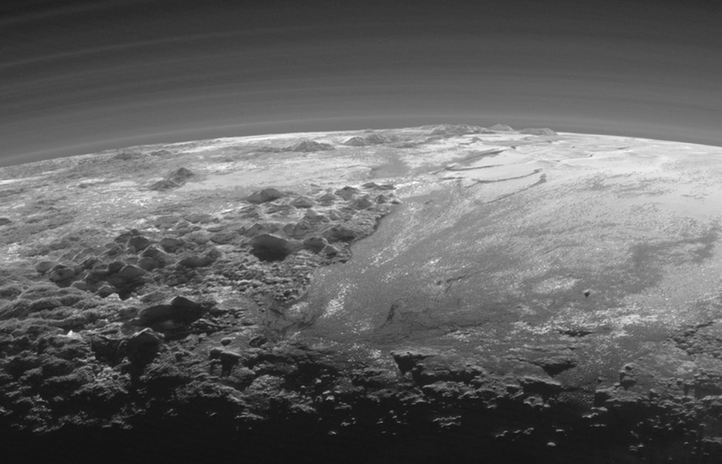 Pluto's Mountains