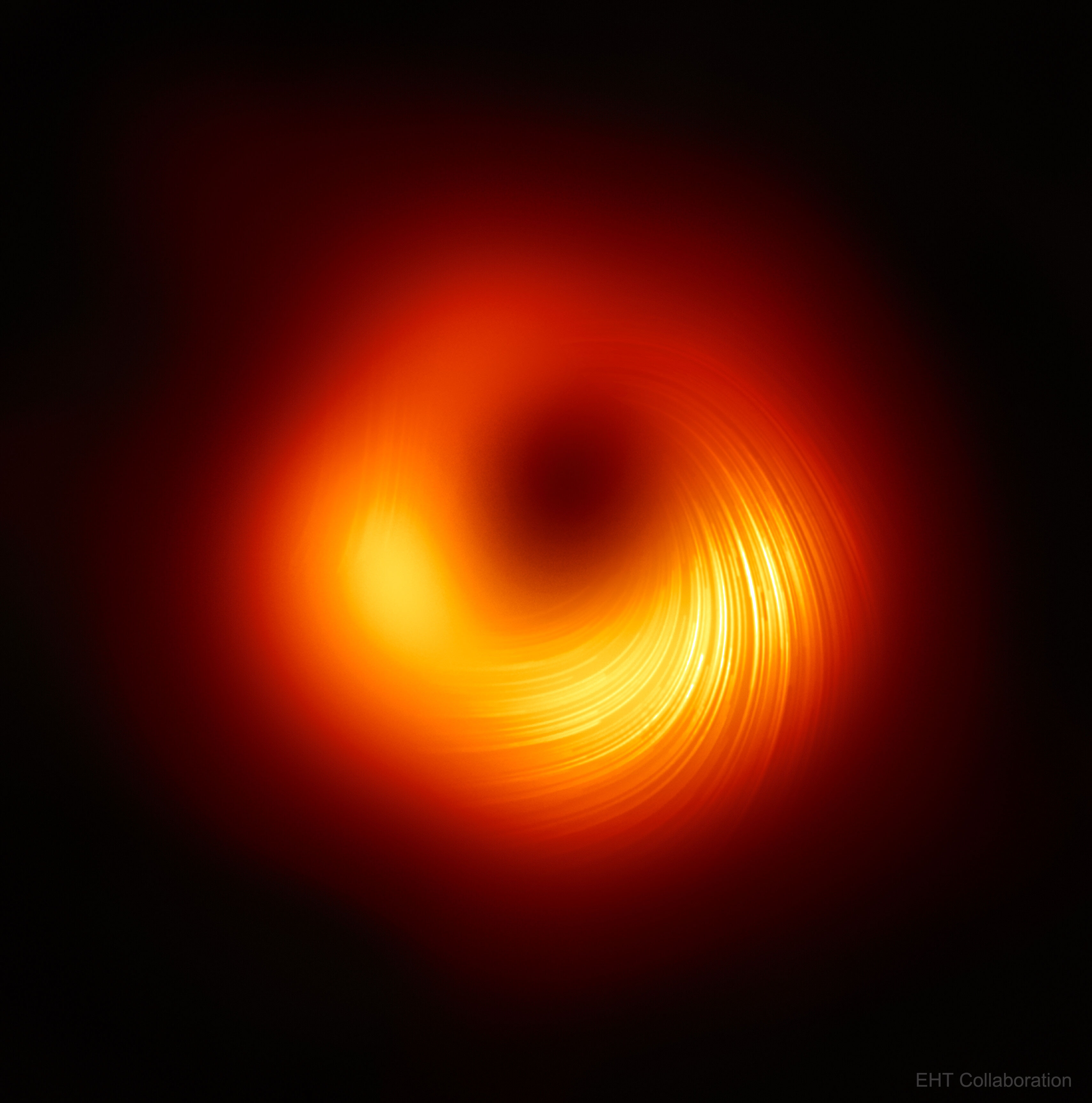 light going into a black hole