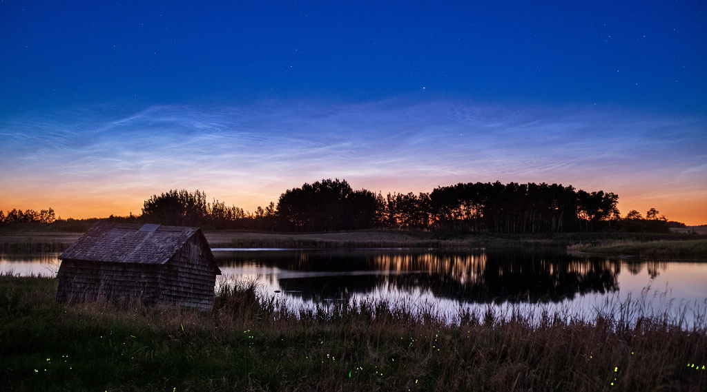 Crepúsculo de verano del norte