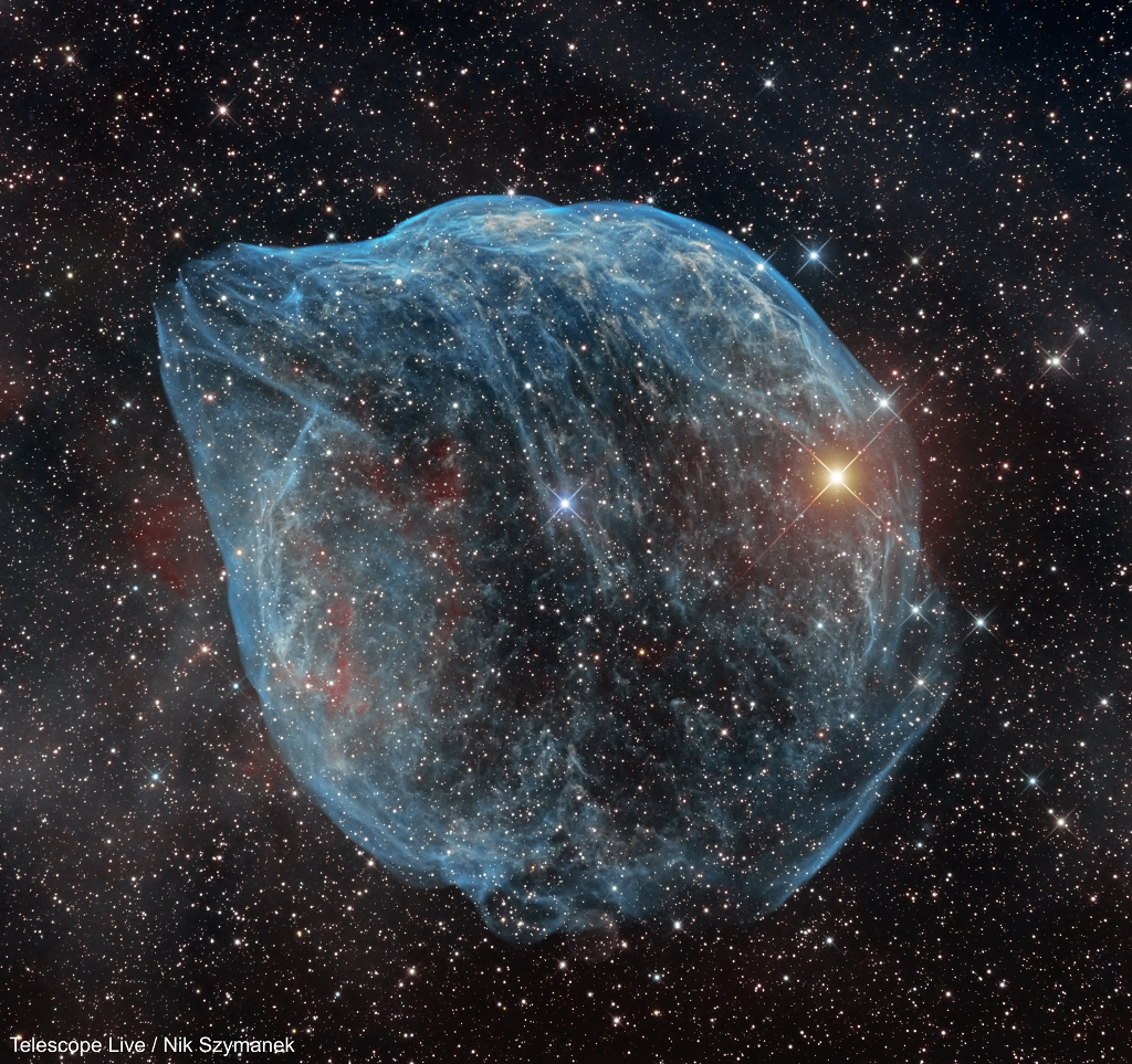 Sharpless 308: The Dolphin-head Nebula