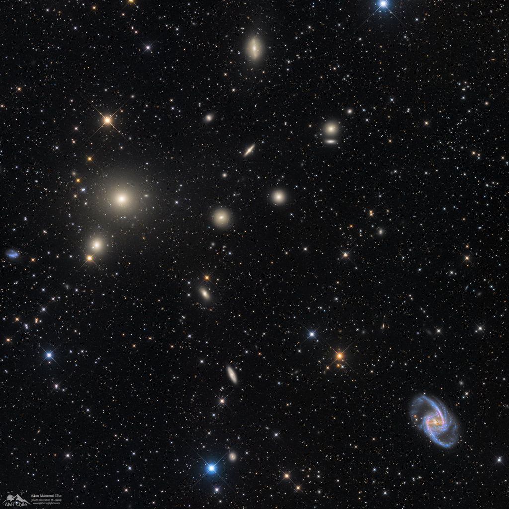 El cúmulo de galaxias de Fornax