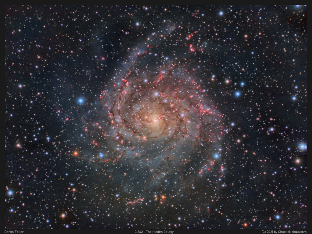 IC 342：鹿豹座的隐藏星系