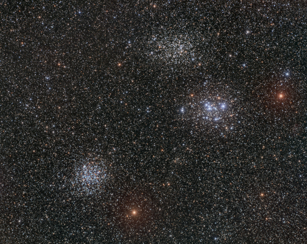Three Clusters in Puppis