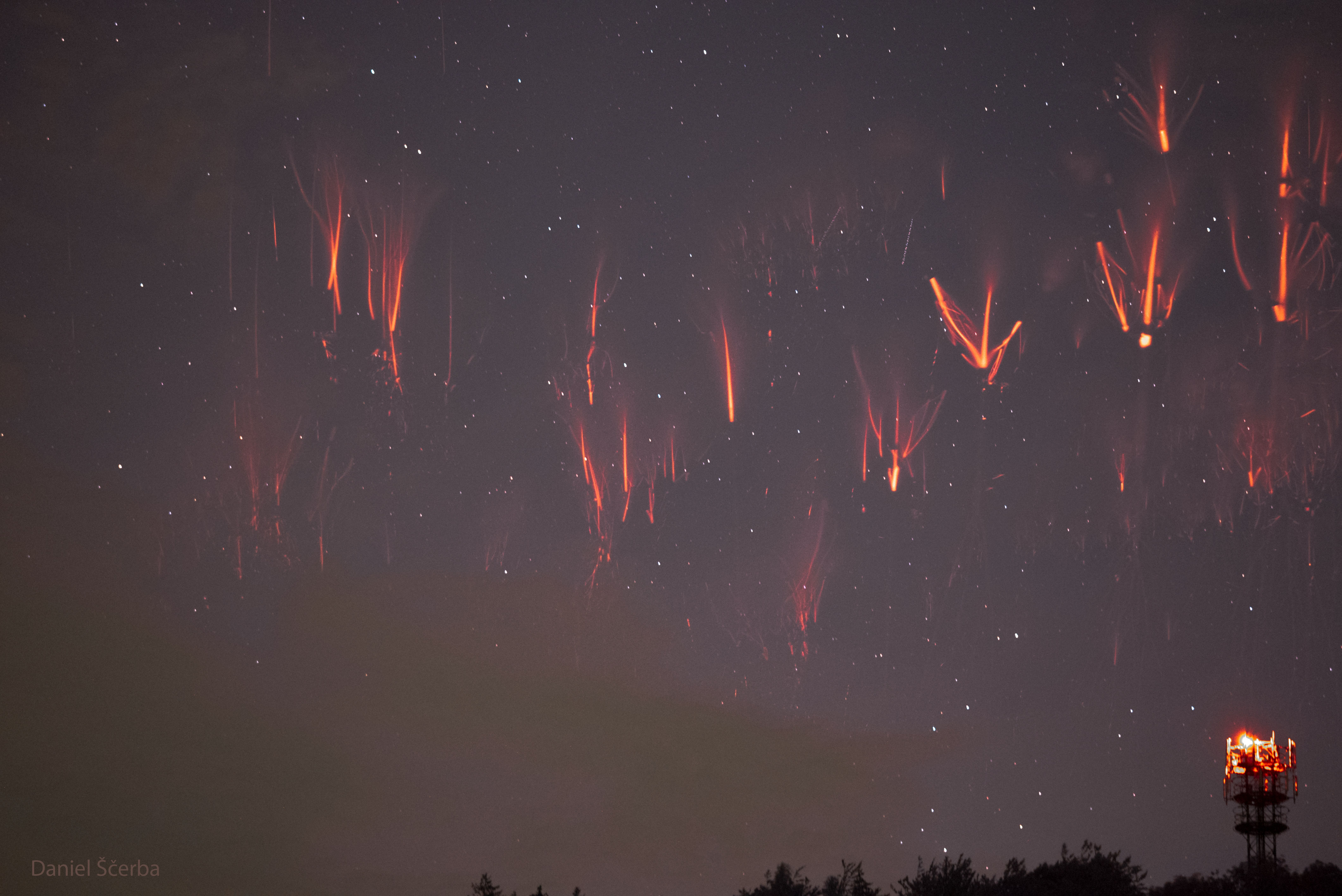 Red Sprite Lightning over the Czech Republic | yeoys.com