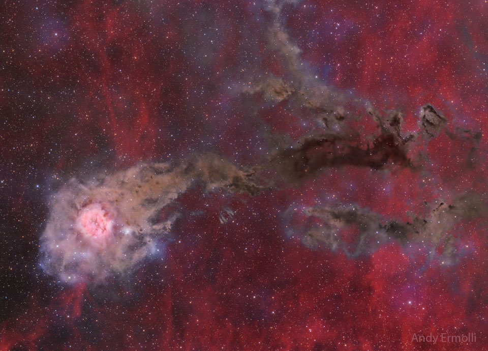 Nebulosa del Capullo Campo Amplio