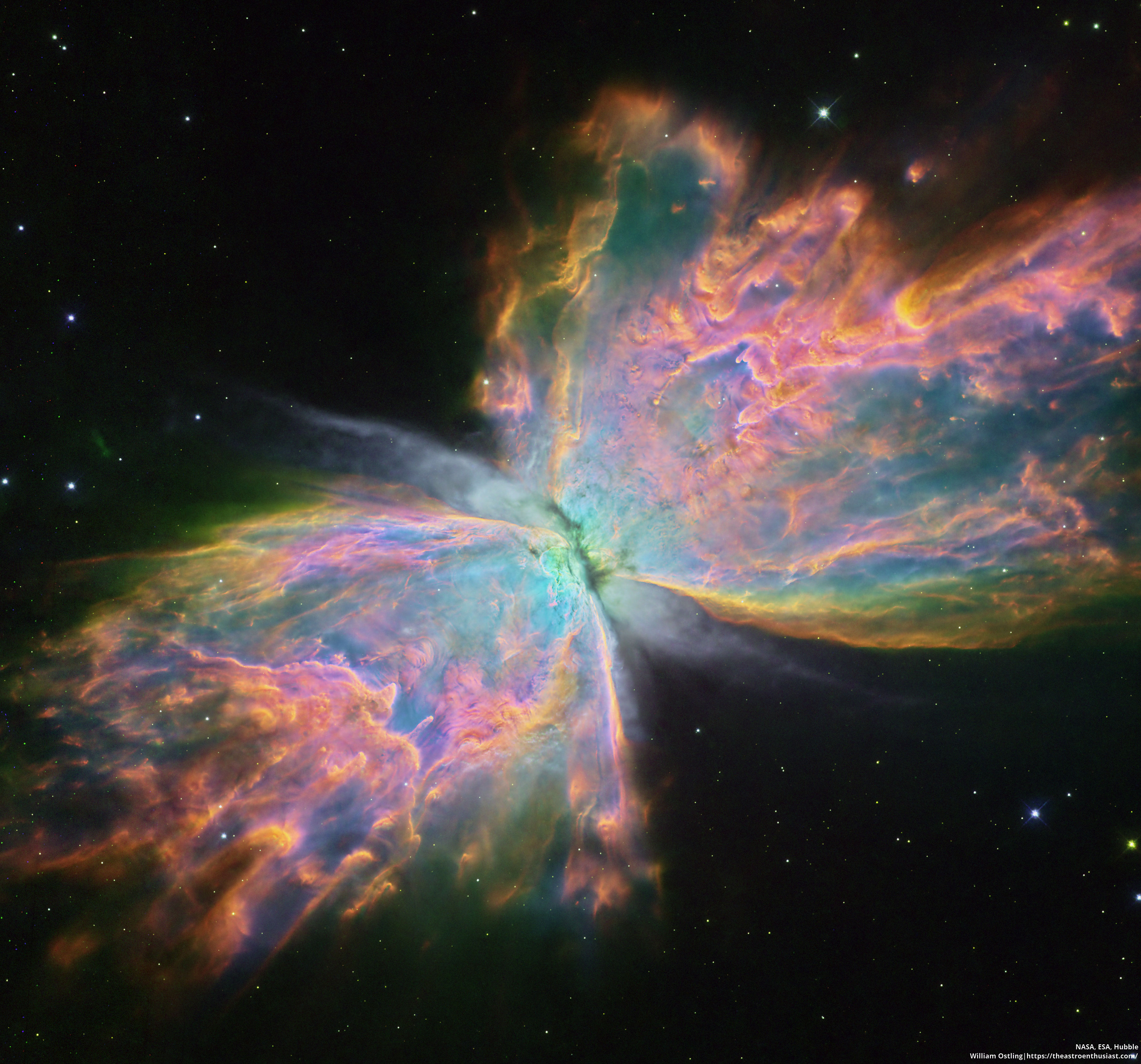 Nasa Image Of The Day The Butterfly Nebula Hot Sex Picture   Butterfly HubbleOstling 3656 