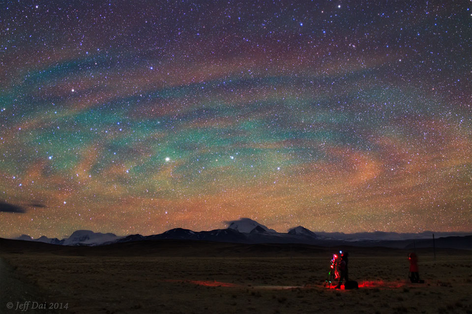 Airglow Ripples over Tibet