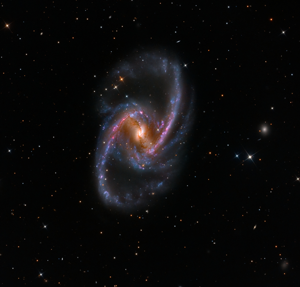 NGC 1365: Majestuoso universo insular
