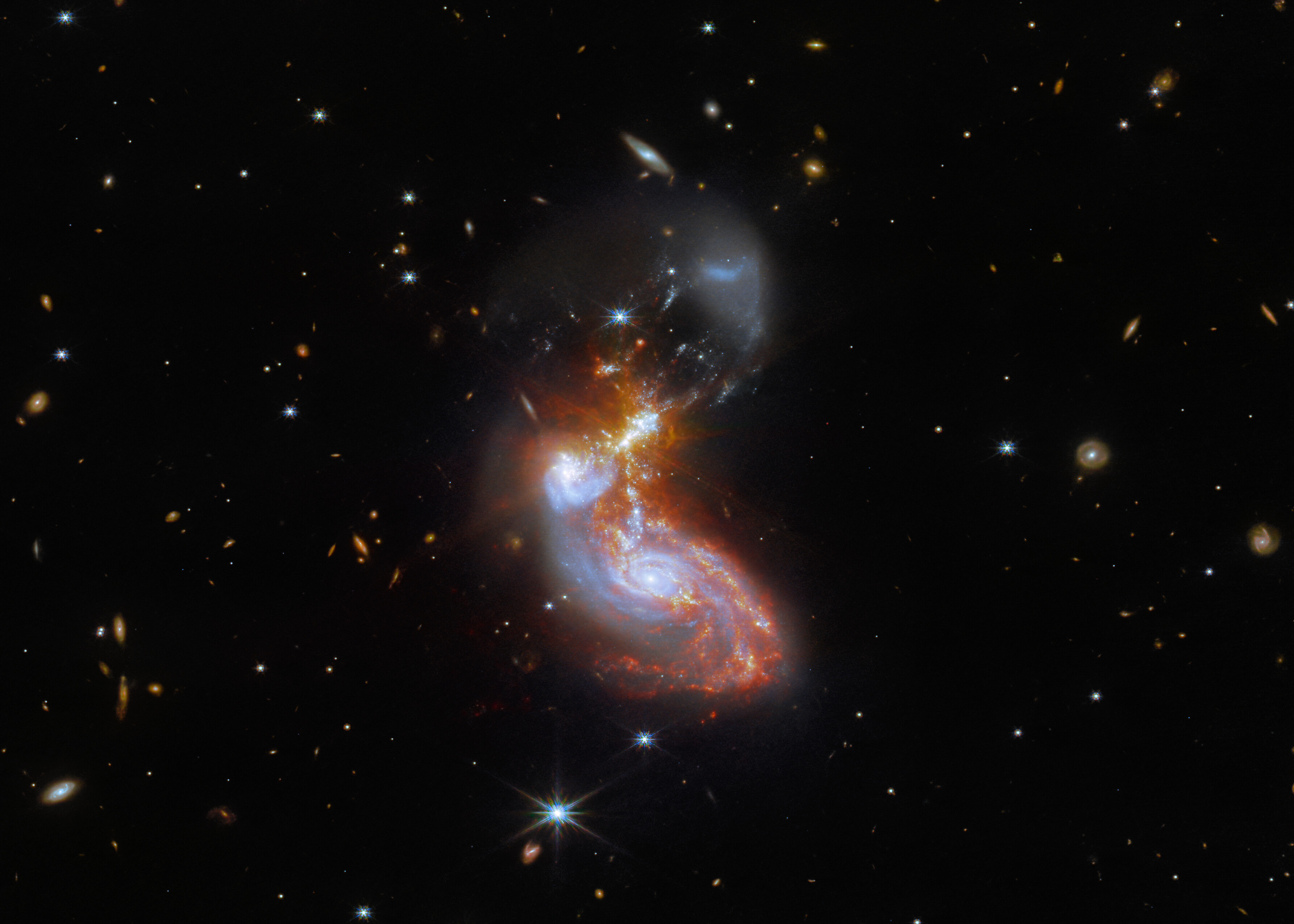 Merging Galaxy Pair IIZw096